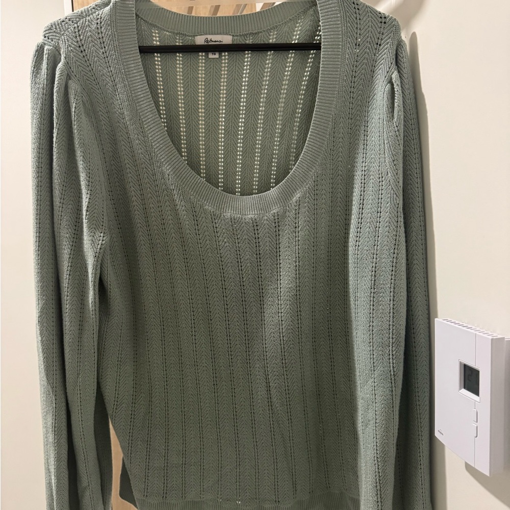 Reitmans Light Green Women's Sweater